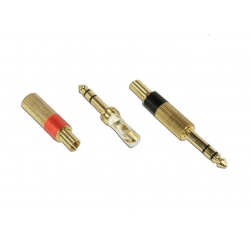 Wtyk Jack 6,3 stereo (Montowany Na Kabel)